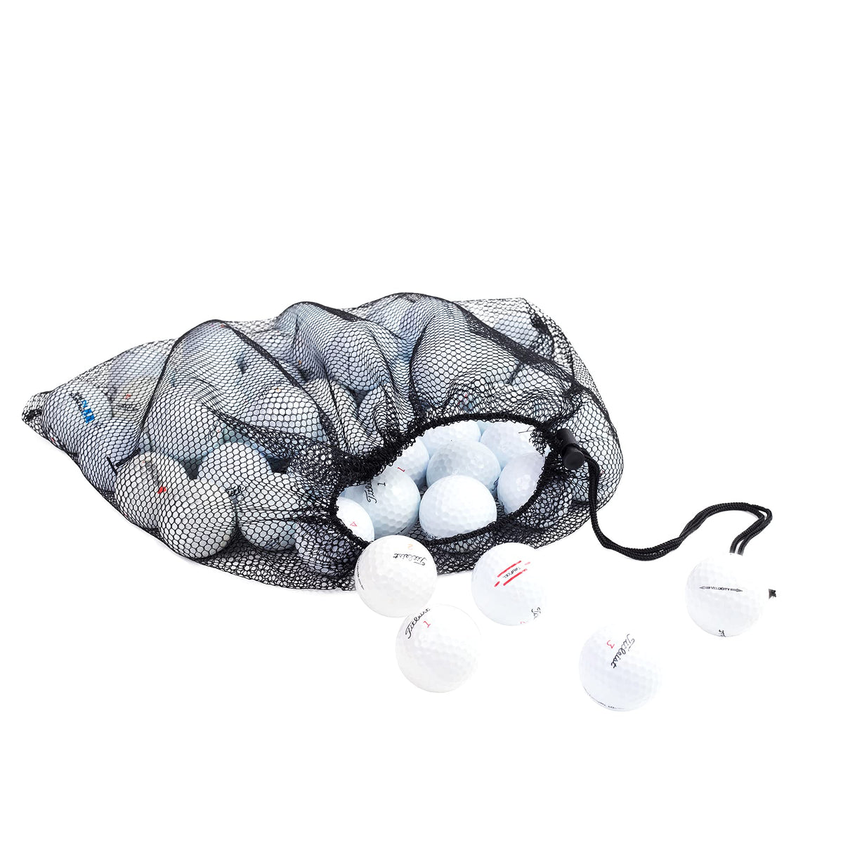 Ready to hit on tee or fairway, even with minor blemishes.
