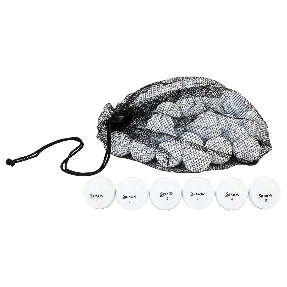 Clean Green Golf Balls Srixon Z-Star mix bulk pack ready for play.
