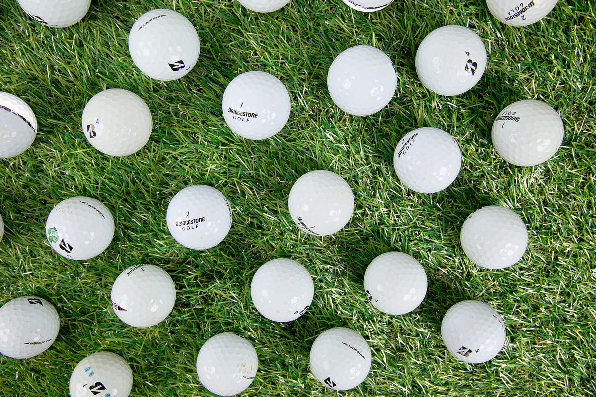 Clean Green Golf Balls USA-made label communicates local recycling commitment