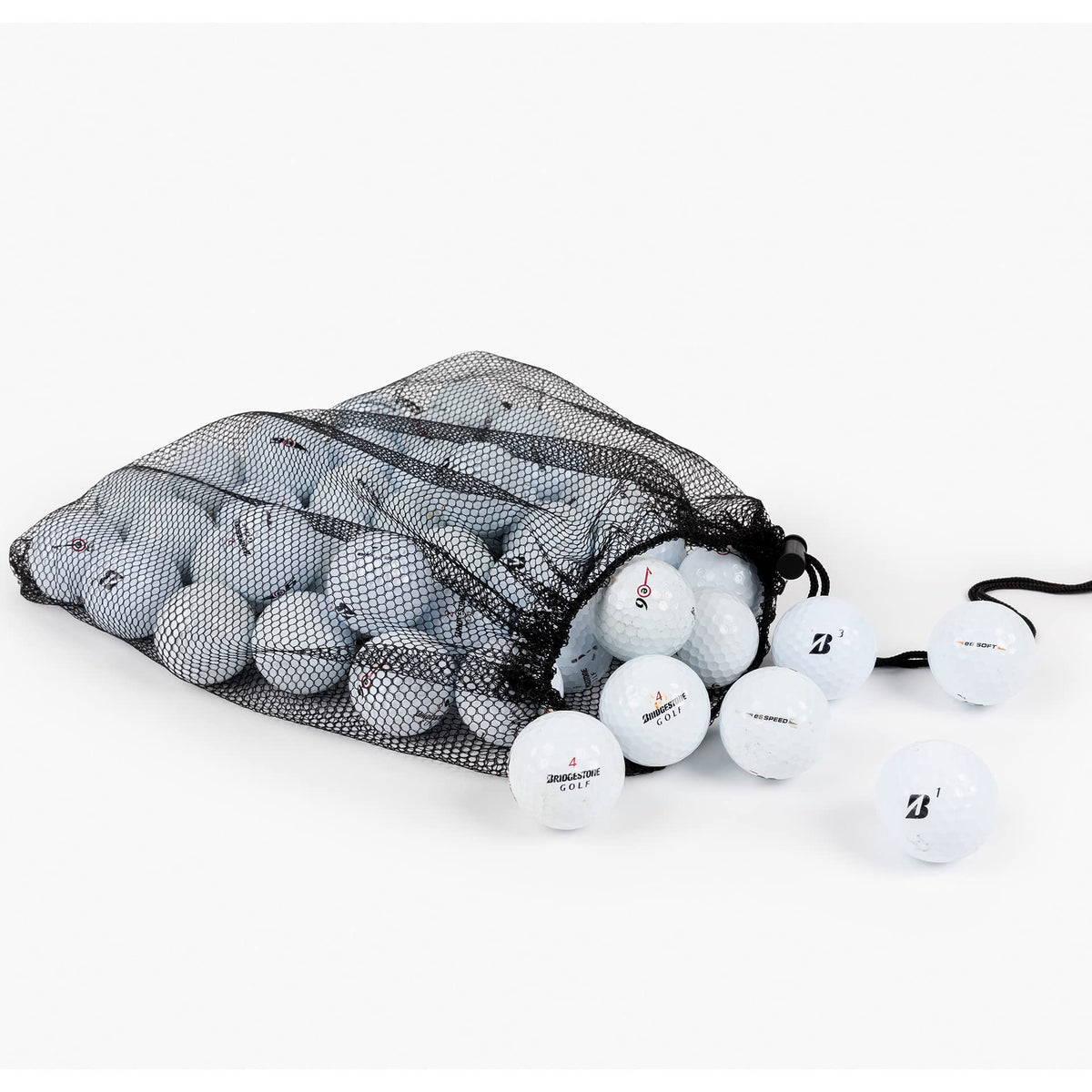 Clean Green Golf Balls are USA-made with a reusable mesh bag.