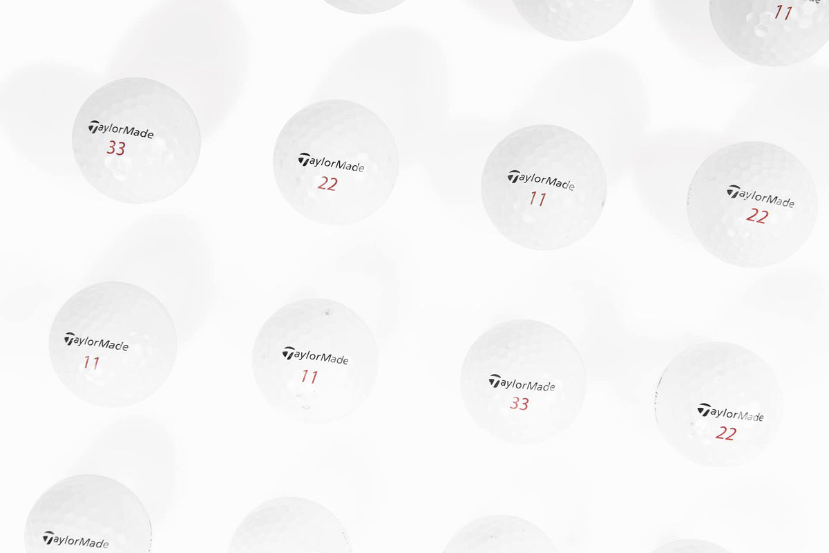 Clean Green Golf Balls USA-made label highlights domestic recycling and sustainability.