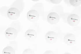 Clean Green Golf Balls USA-made label highlights domestic recycling and sustainability.