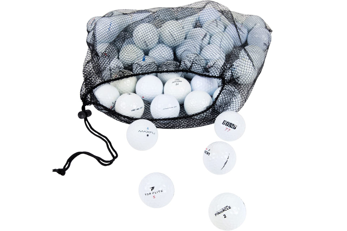 Clean Green Golf Balls feature a mix of brands for versatile practice.