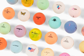 Clean Green women's colored balls add variety for players.