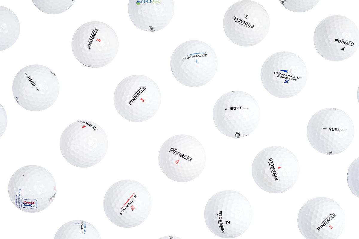 USA-made Clean Green Pinnacle balls celebrate recycled production and quality.