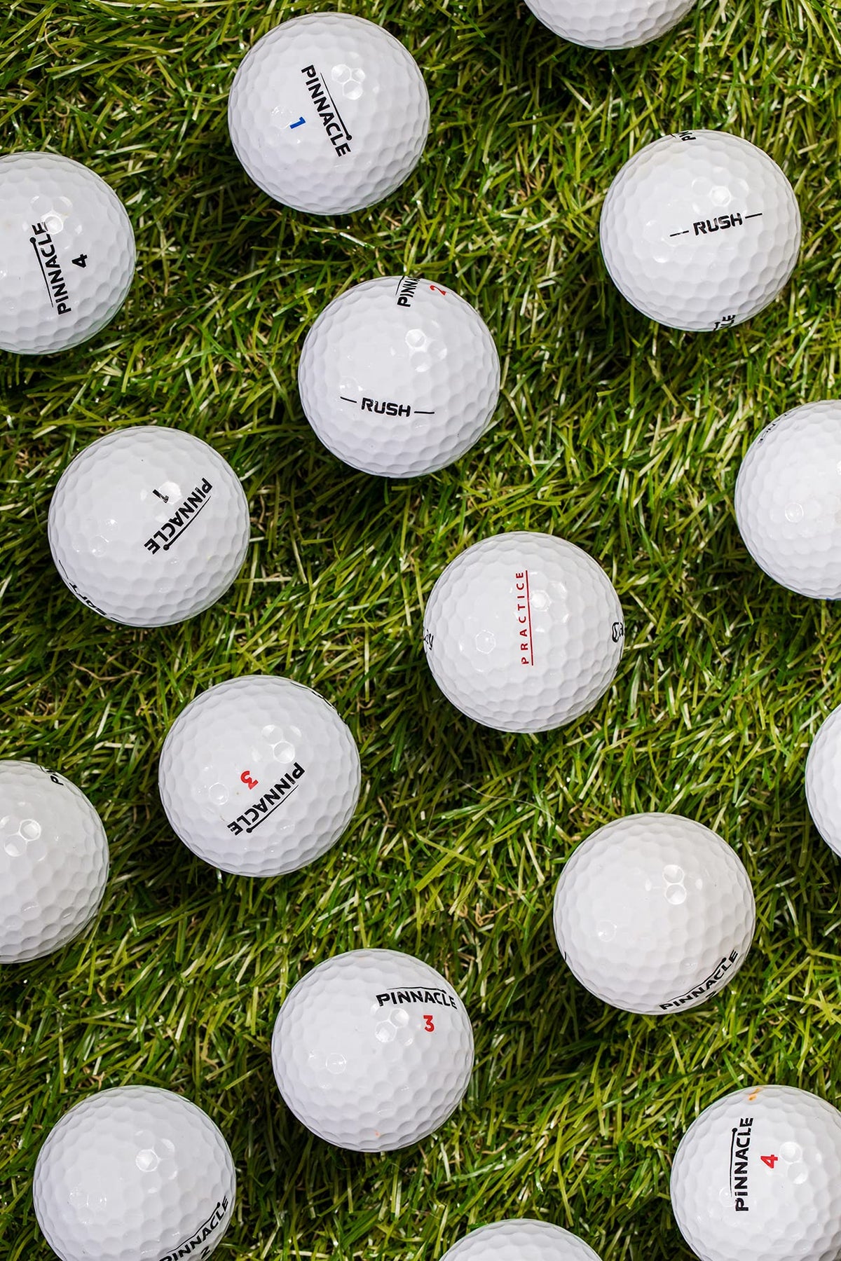 Eco-friendly option for practice with Clean Green Pinnacle balls.