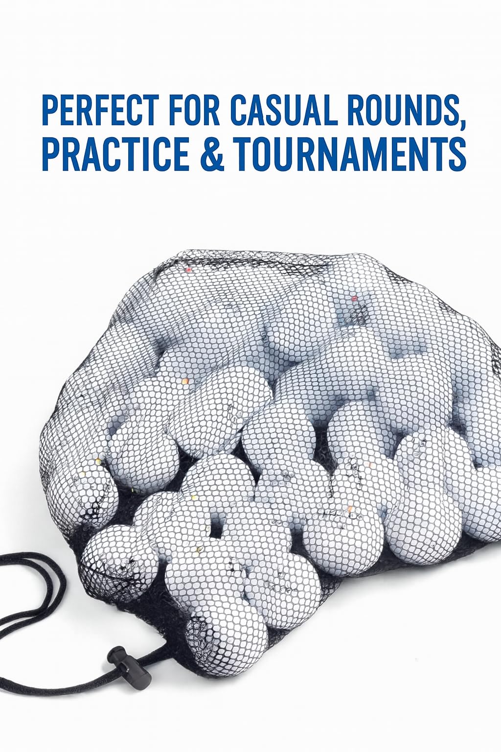 Clean Green Golf Balls 48-count practice session with affordable training balls.