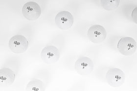 Clean Green Golf Balls show cosmetic blemishes yet remain highly playable
