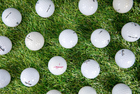 Clean Green Golf Balls cleaning process highlights eco friendly reuse.