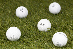 Clean Green Golf Balls graded good condition for beginners and pros