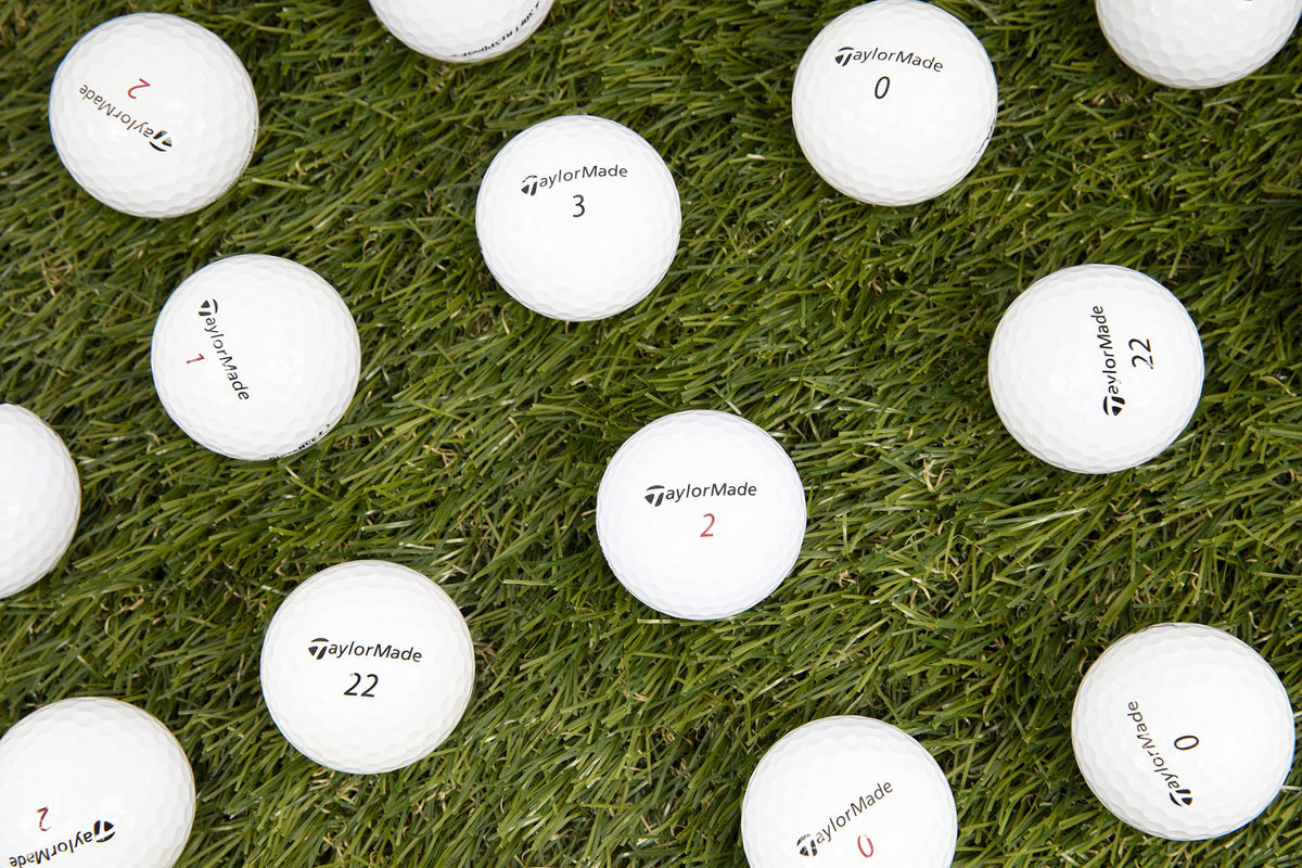 Clean Green Golf Balls ideal for on-course play and practice range.