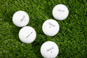 Clean Green Golf Balls on the range highlight easy replacement and savings.