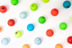 Clean Green Golf Balls recycled batch suitable for practice.