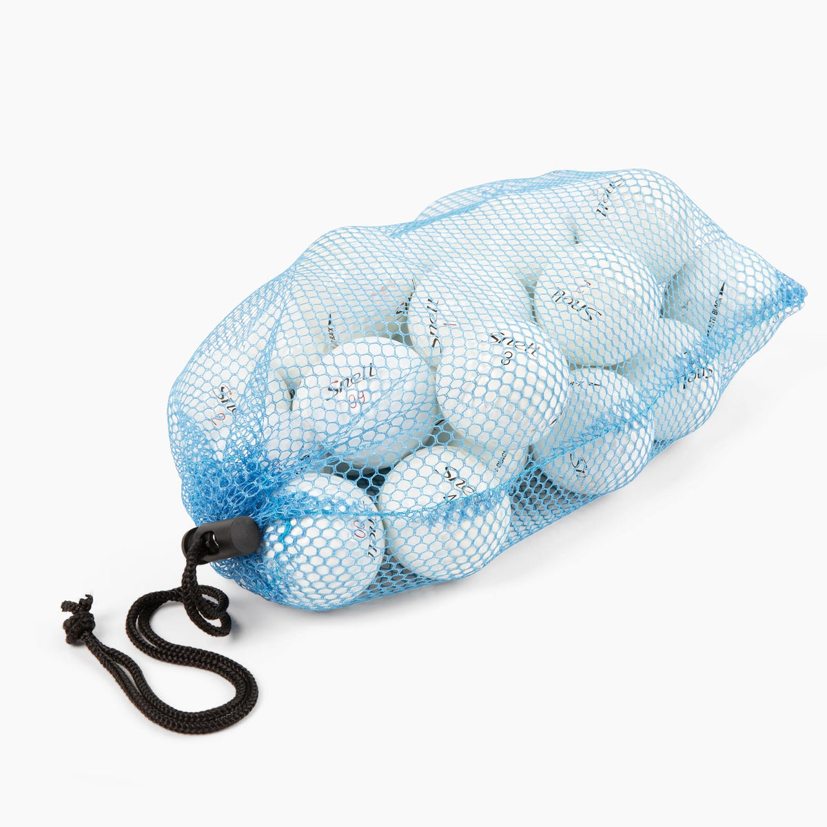 Clean Green Golf Balls Snell models mix on display for versatile practice options.