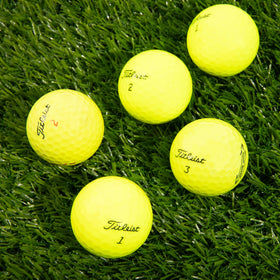 Clean Green Golf Balls used NXT Tour present a forgiving option for mid-to-high handicappers
