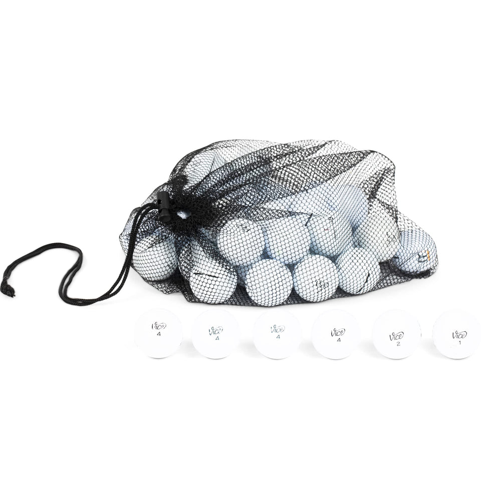 Clean Green Golf Balls mix of Vice models for versatile rounds