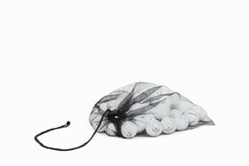 Clean Green Golf Balls mesh carrying bag ready for practice sessions and easy transport