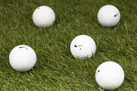 USA-made recycled balls by Clean Green for sustainable use on the course