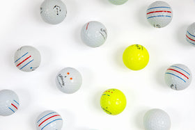 Chrome Soft X balls add consistent flight in this recycled set