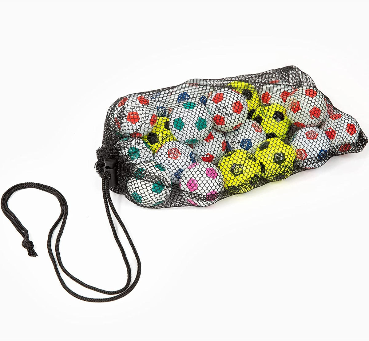Clean Green mesh bag included to organize balls between rounds