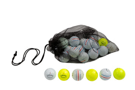 Clean Green Golf Balls bulk mix with Callaway ERC Triple Track for practice and affordable play
