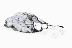 Clean Green Golf Balls reusable mesh bag keeps balls organized during rounds.