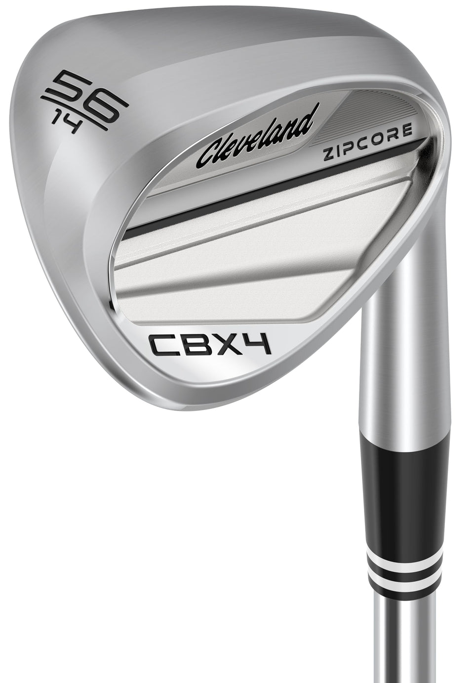 Cleveland Golf CBX4 ZipCore Tour Satin wedge face enhances spin potential on every shot.