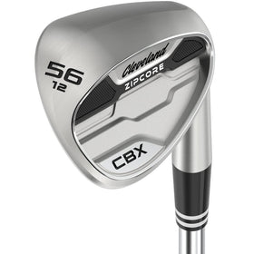 Gelback insert on CBX ZipCore TS54 ST left-handed wedge delivers smoother feel on contact.