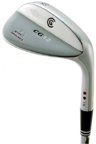 Cleveland CG12 chrome wedge with 56° loft for versatile greenside control.