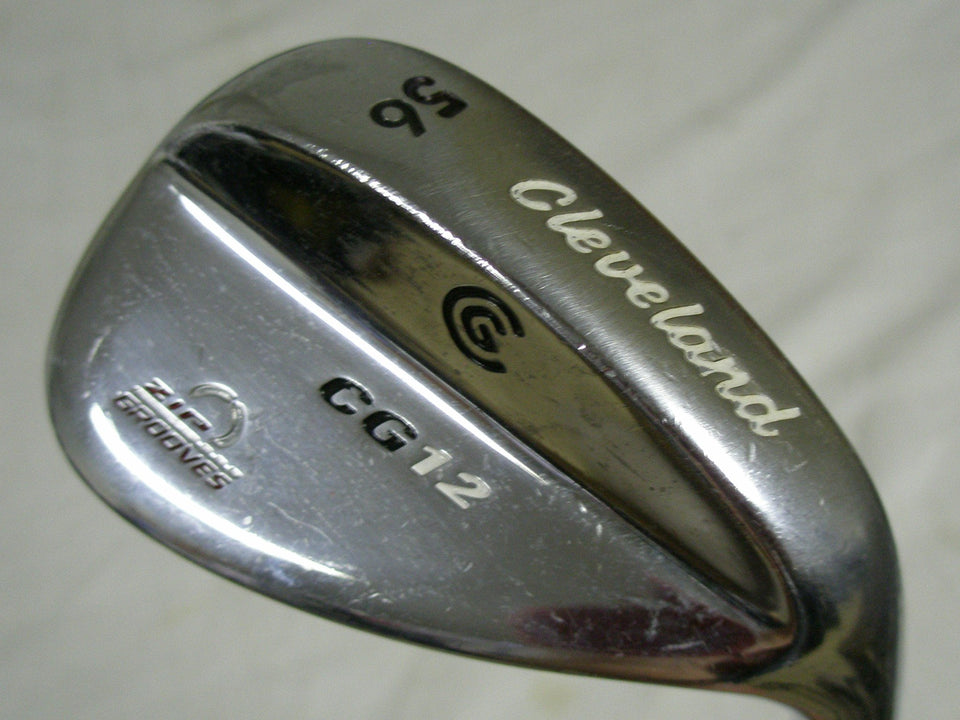 Cleveland CG12 chrome wedge showing ZIP Grooves for precise spin control