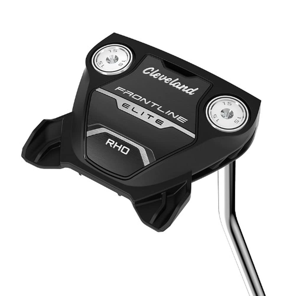 Cleveland Golf Frontline Elite RHO Sngl 34-inch left top-down view shows adjustable weights for balance