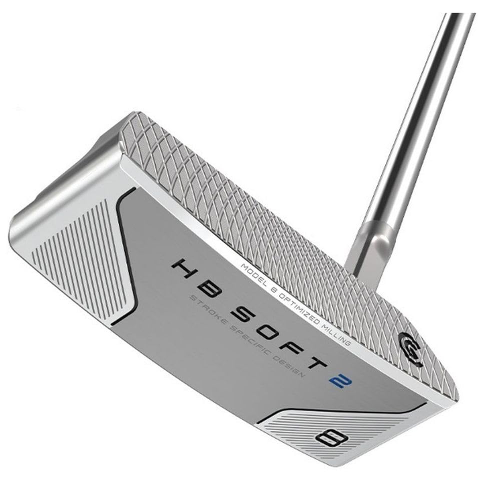 Cleveland Golf HB Soft 2 putter face technology delivers consistent ball speed across the striking area.