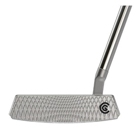 Cleveland Golf HB Soft 2 Putter face view, dynamic grooves for consistent ball speed.