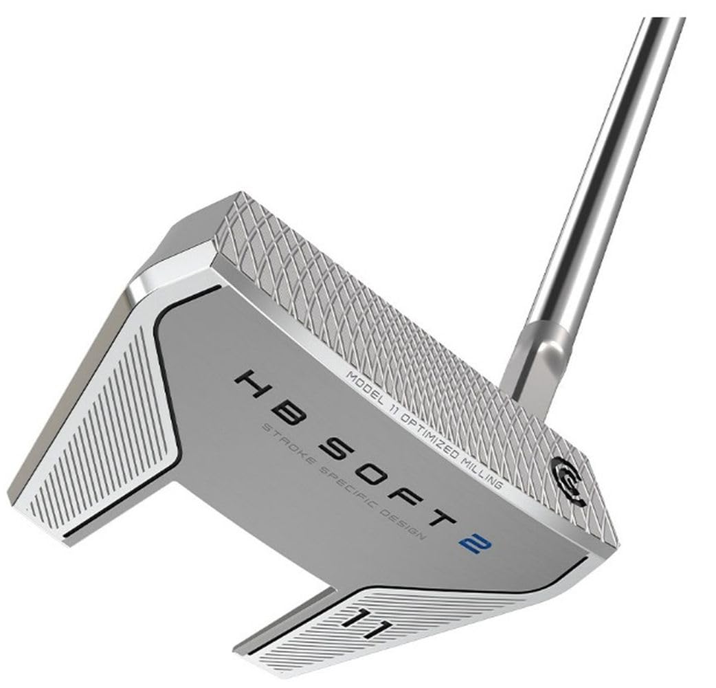 Cleveland Golf HB Soft 2 Putter front view, balanced design for steady distance.