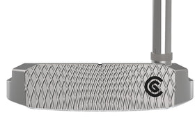 Close-up of Retreve HB Soft 2 putter face showing Speed Optimized groove milling.