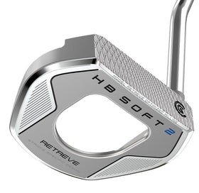 Cleveland Golf Retreve HB Soft 2 head close-up showing precision milling for stable distance.