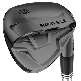Left-handed setup of Cleveland Smart Sole 4.0 for precise alignment