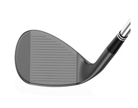 Cleveland Golf Smart Sole 4.0 left sole close-up emphasizes the wide sole for versatile lies