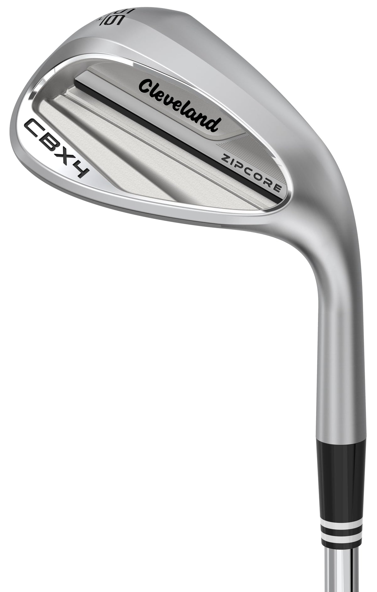 Cleveland Golf CBX 4 ZipCore Tour Satin wedge boosts forgiveness on greenside chips.