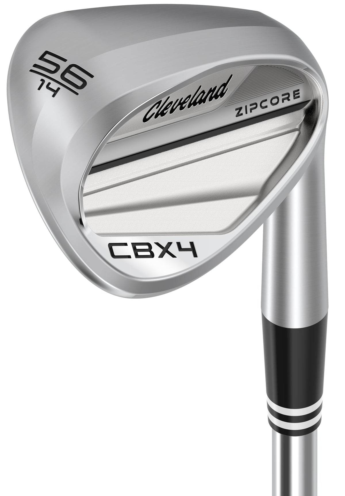 Cleveland Golf CBX 4 ZipCore wedge face delivers enhanced spin control on approach shots.