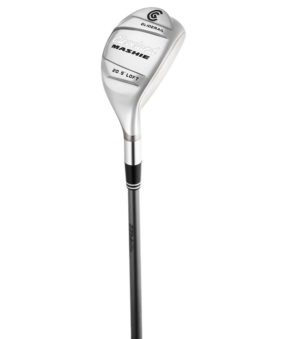 Cleveland Mashie 3i with gliderail sole enhances playability and versatility.