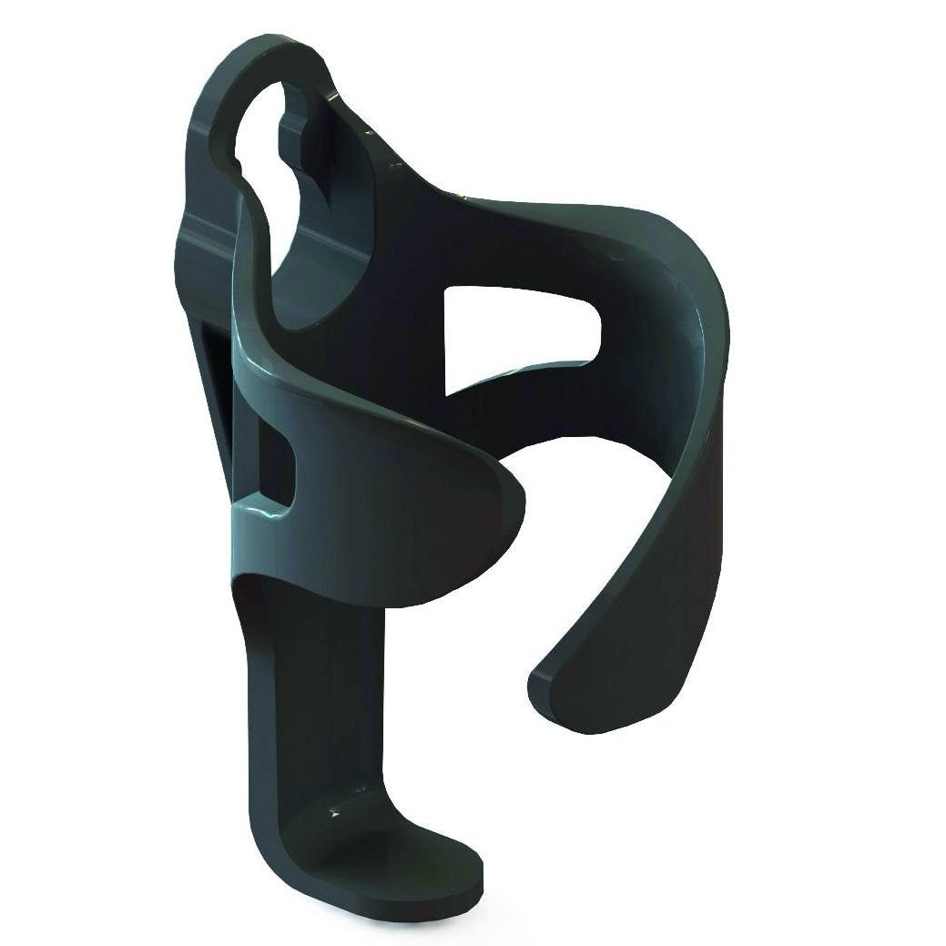 Clicgear Drinks Holder Plus mounted on a trolley on the course for easy hydration