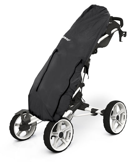 Clicgear golf bag rain cover in waterproof nylon protects clubs in rain