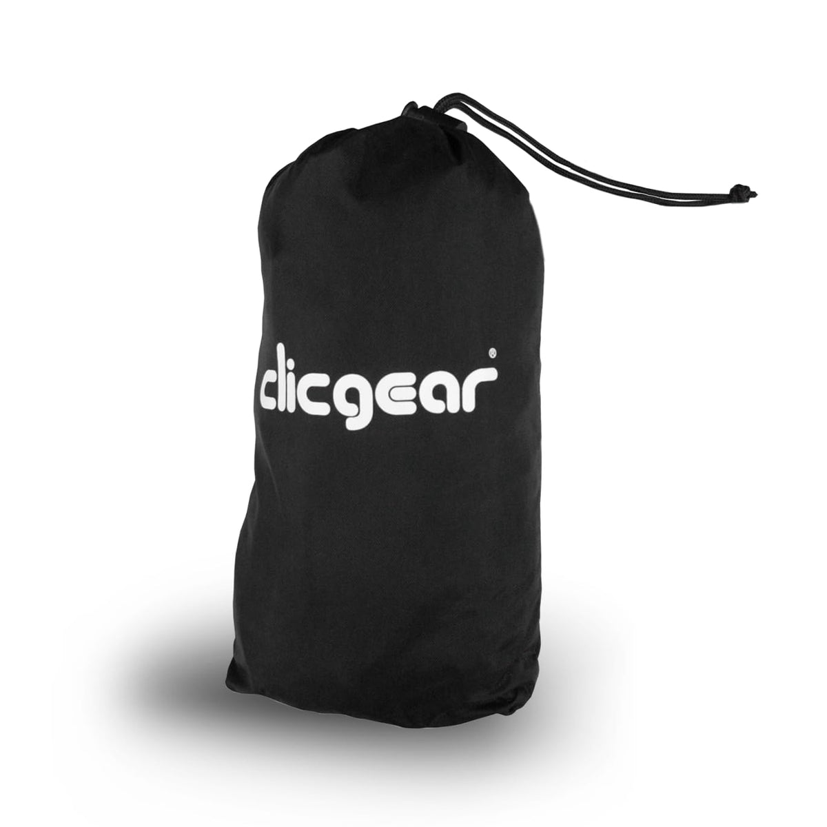 Clicgear rain cover clip-on straps secure it on bags and push carts