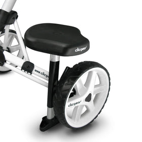 Clicgear Seat bracket shown in durable aluminum design for lasting performance.