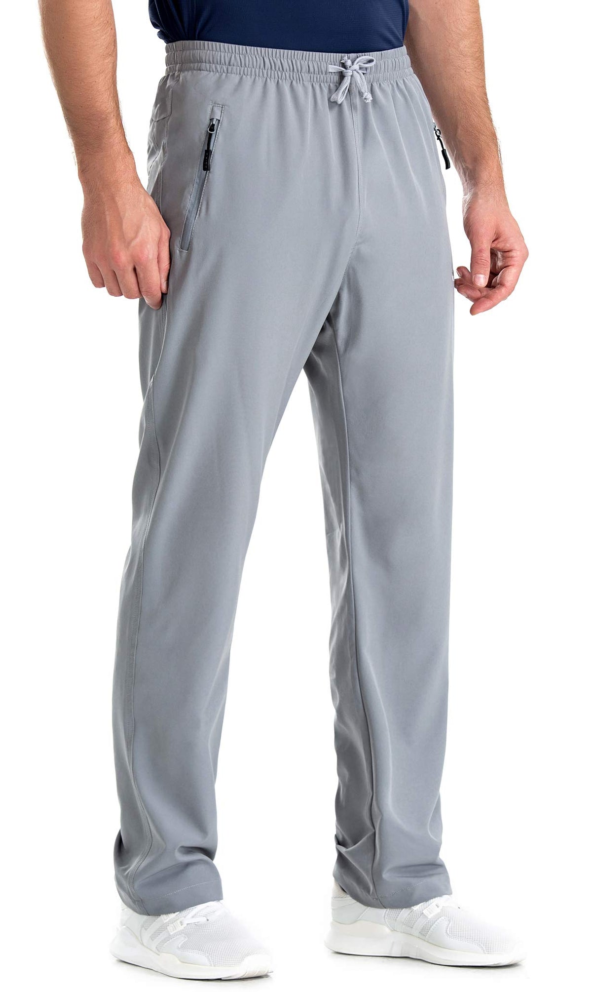 Clothin men's workout pants back pockets are discreet for travel essentials