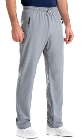 clothin men's workout pants back view with invisible pockets and breathable comfort.