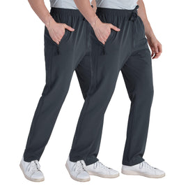 clothin mens workout pants front view with elastic waist for secure comfort during activities