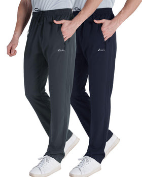 clothin mens workout pants elastic waist view showing flexible fit for training