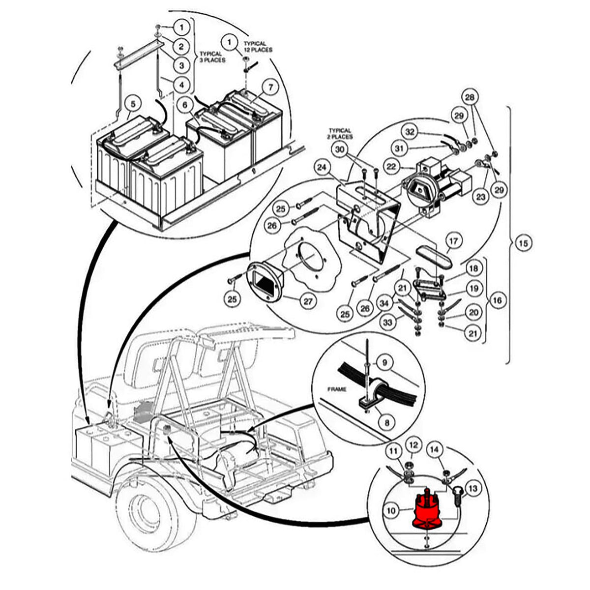 RANSOTO solenoid compatibility with Club Car DS